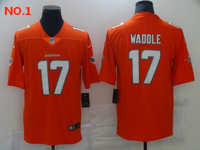 Men's Miami Dolphins #17 Jaylen Waddle Jerseys-1